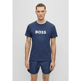 ボス メンズ Tシャツ トップス RN - Print T-shirt - dark blue thirteen