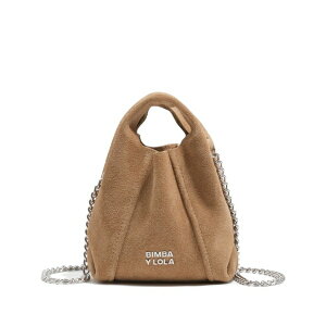 �r���o �C ���[�� ���f�B�[�X �V�����_�[�o�b�O �o�b�O Chain-link mini shoulder-bag Brown