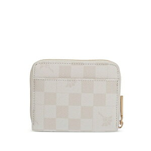 �W���[�v ���f�B�[�X ���z �A�N�Z�T���[ Cortina piazza nisa check-pattern zip-around wallet Grey