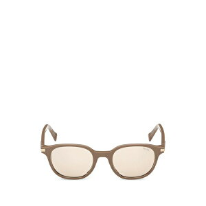 �[�j�A �����Y �T���O���X�E�A�C�E�F�A �A�N�Z�T���[ Round-frame sunglasses Neutrals
