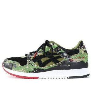 ASICS �A�V�b�N�X �����Y �X�j�[�J�[ �yASICS x atmos Gel-Lyte 3 'Green Tiger Camo' HK724-8890�z �T�C�Y US_9.5(27.5cm)
