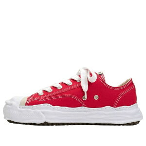 Maison MIHARA YASUHIRO �~�n�����X�q�� �����Y �X�j�[�J�[ �yMaison MIHARA YASUHIRO Hank OG Sole Canvas Low 'Red' A05FW702-RED�z �T�C�Y US_9(27.0cm)
