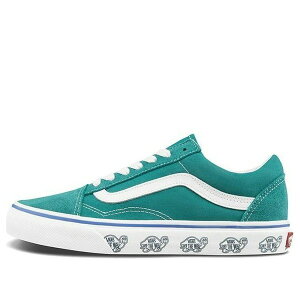 Vans �o���Y �����Y �X�j�[�J�[ �yVans Sidewall Print Old Skool Blue VN0A3WKT4RT�z �T�C�Y US_5.5(23.5cm)