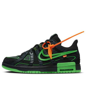 Nike �i�C�L �����Y �X�j�[�J�[ �yNike x Off-White Air Rubber Dunk 'Green Strike' CU6015-001�z �T�C�Y US_5(23.0cm)