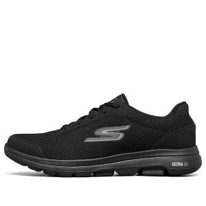 Skechers �X�P�b�`���[�Y �����Y �X�j�[�J�[ �ySkechers Go Walk 5 Qualify 'Charcoal Black' 55519-BBK�z �T�C�Y US_10(28.0cm)