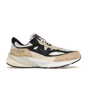 New Balance �j���[�o�����X �����Y �X�j�[�J�[ �yNew Balance 990v6 MiUSA Teddy Santis White Black Plum�z �T�C�Y US_7(25.0cm) White/Black Plum/Phantom