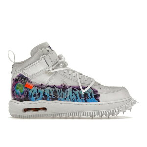 Nike iCL Y Xj[J[ yNike Air Force 1 Mid Off-White Graffiti Whitez TCY US_M_14 White/Clear-White