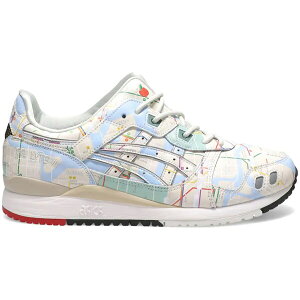 ASICS �A�V�b�N�X �����Y �X�j�[�J�[ �yASICS Gel-Lyte III atmos NYC Subway�z �T�C�Y US_10(28.0cm) Birch/Pure Silver/Multi