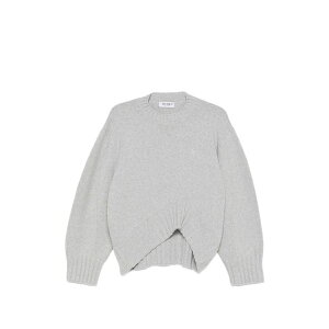 �W �A�e�B�R ���f�B�[�X �j�b�g&�Z�[�^�[ �A�E�^�[ Asymmetric-hem sweater Grey