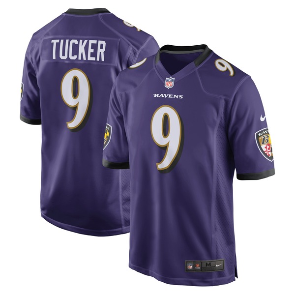 ●日本正規品● ナイキ メンズ ユニフォーム Purple 全商品無料サイズ交換 トップス 全品最安値に挑戦 Justin Jersey Player Tucker Game Baltimore Ravens Nike