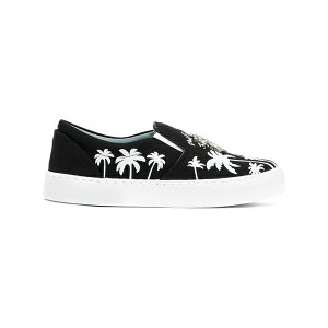 �V�A���t�F���[�j ���f�B�[�X �X�j�[�J�[ �V���[�Y Chiara suite slip-on sneakers Black