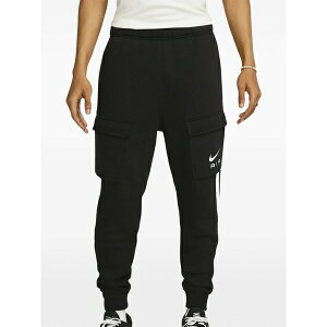 �i�C�L �����Y �J�W���A���p���c �{�g���X Air black/summit white fleece cargo trousers Black