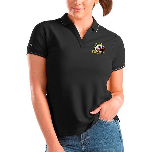 楽天市場】アンティグア レディース ポロシャツ トップス Oregon Ducks Antigua Women's Affluent Polo  Black : asty