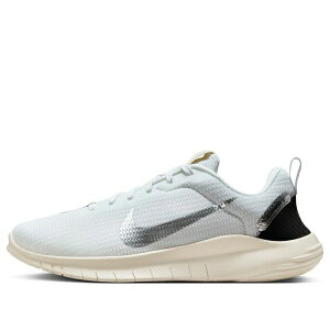 Nike �i�C�L ���f�B�[�X �X�j�[�J�[ �y(WMNS) Nike Flex Experience Run 12 'White Metallic Silver' DV0746-101�z �T�C�Y US_8.5(25.5cm)