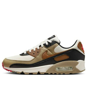 Nike �i�C�L ���f�B�[�X �X�j�[�J�[ �y(WMNS) Nike Air Max 90 'Phantom Black Fire Red Light British Tan' DH8010-005�z �T�C�Y US_W_10