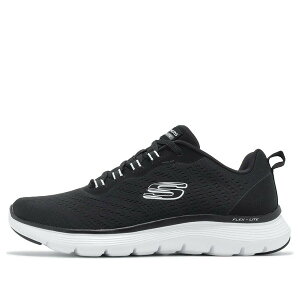 Skechers �X�P�b�`���[�Y ���f�B�[�X �X�j�[�J�[ �y(WMNS) Skechers Flex Appeal 5.0 'Black White' 150201-BKW�z �T�C�Y US_8.5(25.5cm)