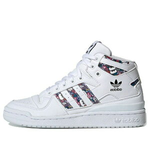 adidas �A�f�B�_�X ���f�B�[�X �X�j�[�J�[ �y(WMNS) adidas originals FORUM MID 'White Red Purple' FV4532�z �T�C�Y US_6.5(23.5cm)
