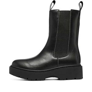 Skechers �X�P�b�`���[�Y ���f�B�[�X �X�j�[�J�[ �y(WMNS) Skechers Mid Top Slip On 'Black' 167343-BBK�z �T�C�Y US_7(24.0cm)