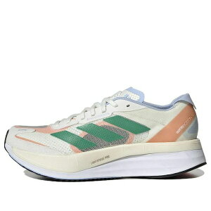 adidas �A�f�B�_�X ���f�B�[�X �X�j�[�J�[ �y(WMNS) adidas Adizero Boston 11'White Tint Court Green' HQ3697�z �T�C�Y US_5(22.0cm)