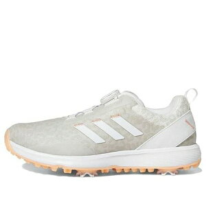 adidas �A�f�B�_�X ���f�B�[�X �X�j�[�J�[ �y(WMNS) adidas S2G Boa Spiked Golf Shoes 'Cloud White Coral Fusion' GV9434�z �T�C�Y US_W_11