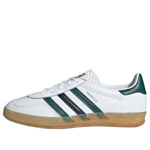 adidas �A�f�B�_�X ���f�B�[�X �X�j�[�J�[ �y(WMNS) adidas Gazelle Indoor 'White Collegiate Green' IE2957�z �T�C�Y US_W_14
