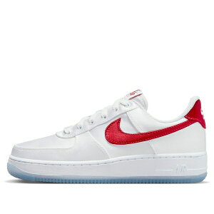 Nike �i�C�L ���f�B�[�X �X�j�[�J�[ �y(WMNS) Nike Air Force 1 Low '07 'Satin White Varsity Red' DX6541-100�z �T�C�Y US_W_12