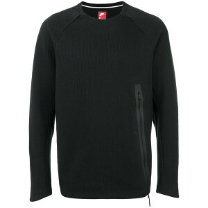 �i�C�L �����Y �p�[�J�[�E�X�E�F�b�g�V���c �A�E�^�[ Crew-neck tech fleece sweatshirt Black