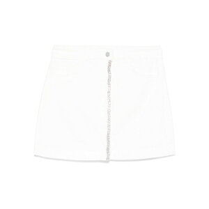 �����[�W���[ ���f�B�[�X �X�J�[�g �{�g���X Cotton mini skirt White