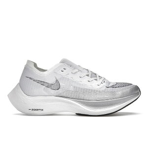 Nike �i�C�L �����Y �X�j�[�J�[ �yNike ZoomX Vaporfly Next% 2 White Metallic Silver�z �T�C�Y US_7(25.0cm) White/Metallic Silver-White