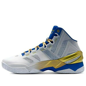 Under Armour �A���_�[�A�[�}�[ �����Y �X�j�[�J�[ �yUnder Armour Curry 2 NM 'White Yellow Blue' 3027361-100�z �T�C�Y US_12(30.0cm)