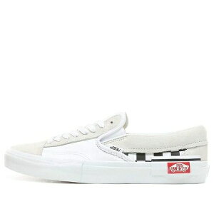Vans �o���Y �����Y �X�j�[�J�[ �yVans Slip-On CAP 'White Black Checkerboard' VN0A3WM527I�z �T�C�Y US_10(28.0cm)