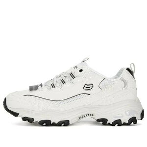 Skechers �X�P�b�`���[�Y �����Y �X�j�[�J�[ �ySkechers D'LITES 'White Black' 894193-LTGY�z �T�C�Y US_11(29.0cm)
