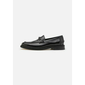 ボス メンズ スリッポン・ローファー シューズ LARRY - Smart slip-ons - black