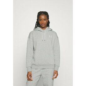 アンダーアーマー レディース パーカー・スウェットシャツ アウター ESSENTIAL - Hoodie - mod gray light heather