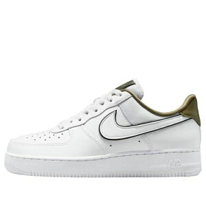 Nike �i�C�L ���f�B�[�X �X�j�[�J�[ �y(WMNS) Nike Air Force 1 07 Essential 'White Medium Olive' IO4226-100�z �T�C�Y US_8.5(25.5cm)