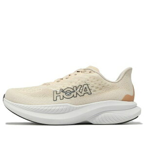 HOKA ONE ONE �z�J�I�l�I�l ���f�B�[�X �X�j�[�J�[ �y(WMNS) HOKA ONE ONE Mach 6 Wide 'Eggnog Vanilla' 1147834-EGV�z �T�C�Y US_6.5(23.5cm)