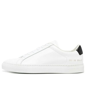 Common Projects �R�����E�v���W�F�N�c ���f�B�[�X �X�j�[�J�[ �y(WMNS) Common Projects Achilles Suede Low 'White Black' 6081-0547�z �T�C�Y US_6(23.0cm)