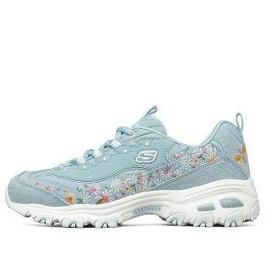 Skechers �X�P�b�`���[�Y ���f�B�[�X �X�j�[�J�[ �y(WMNS) Skechers D'Lites 1.0 Low-TopRunning Shoes Blue 149465-BLU�z �T�C�Y US_5(22.0cm)