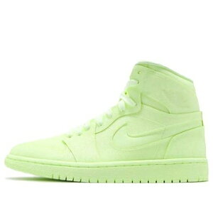 Jordan �W���[�_�� ���f�B�[�X �X�j�[�J�[ �y(WMNS) Air Jordan 1 High PRM 'Barely Volt' AH7389-700�z �T�C�Y US_5(22.0cm)