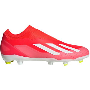 adidas AfB_X Y Xj[J[ yadidas Crazyfast League Laceless FG Solar Red Cloud White Team Solar Yellowz TCY US_11(29.0cm) Solar Red/Cloud White/Team Solar Yellow 2