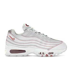 Nike �i�C�L �����Y �X�j�[�J�[ �yNike Air Max 95 OG Big Bubble White University Red�z �T�C�Y US_8(26.0cm) White/University Red/Wolf Grey