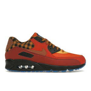 Nike �i�C�L �����Y �X�j�[�J�[ �yNike Air Max 90 Campfire Pack�z �T�C�Y US_10(28.0cm) Dark Cayenne/Cognac-Gold Suede-Blue Spark-Rust Factor-Solar Orange