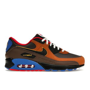 Nike �i�C�L �����Y �X�j�[�J�[ �yNike Air Max 90 EA Sports Play Like Mad�z �T�C�Y US_M_13 Velvet Brown/Black/Game Royal/University Red/Cacao Wow