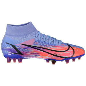 Nike �i�C�L �����Y �X�j�[�J�[ �yNike Mercurial Superfly 8 FG Kylian Mbappe Flames (Purple Sole)�z �T�C�Y US_M_13 Light Thistle/Indigo Burst/Bright Crimson/Metallic Silver