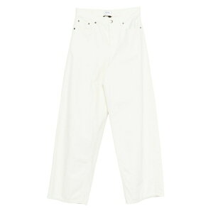 �n�C�N�[�� ���f�B�[�X �f�j���p���c �{�g���X Wide-leg denim White