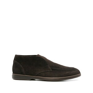 �h���J���Y �����Y �T���_�� �V���[�Y Suede slip-on desert boots Brown