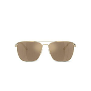 �I���o�[�s�[�v���Y ���f�B�[�X �T���O���X���A�C�E�F�A �A�N�Z�T���[ R-15 square frame sunglasses Gold