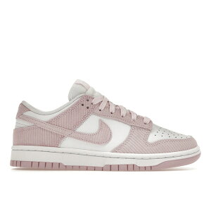 Nike �i�C�L ���f�B�[�X �X�j�[�J�[ �yNike Dunk Low Pink Corduroy (Women's)�z �T�C�Y US_8.5(25.5cm) White/Pink Foam