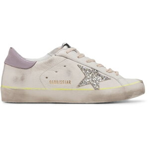 Golden Goose �S�[���f���O�[�X ���f�B�[�X �X�j�[�J�[ �yGolden Goose Superstar White Platinum Lilac (Women's)�z �T�C�Y EU_35(21.5cm) White/Platinum/Lilac