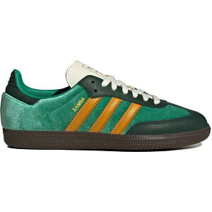 adidas �A�f�B�_�X ���f�B�[�X �X�j�[�J�[ �yadidas Samba OG Court Green Preloved Yellow (Women's)�z �T�C�Y US_W_12 Court Green/Preloved Yellow/Collegiate Green
